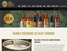 Tablet Screenshot of eastlondonbrewing.com